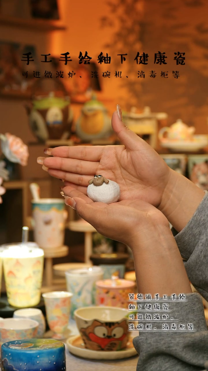 【闪购商品】杯景德镇高温釉下彩&A088-2