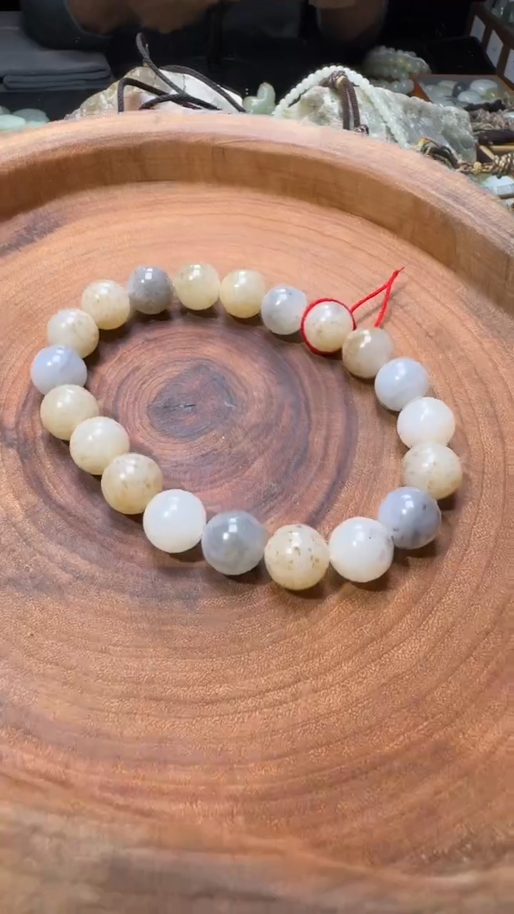 未镶嵌手串和田玉手持