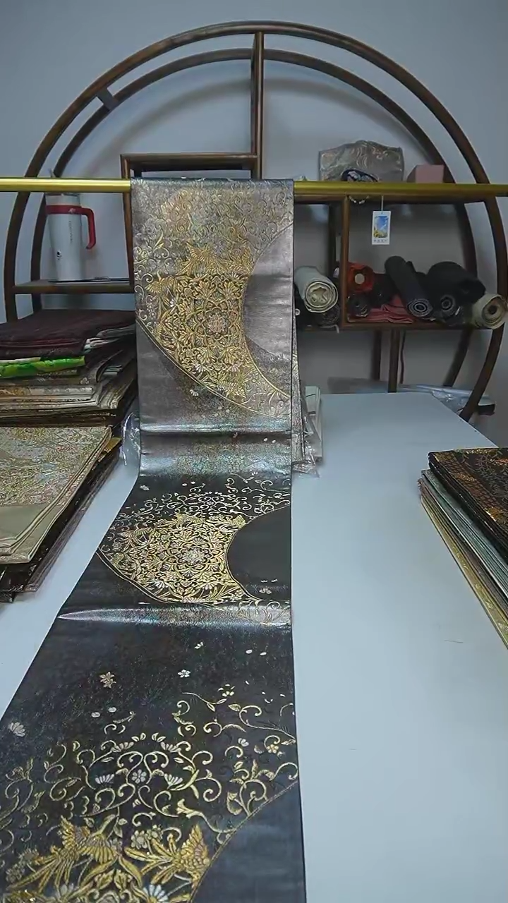 织绣115西阵织六通宝相花