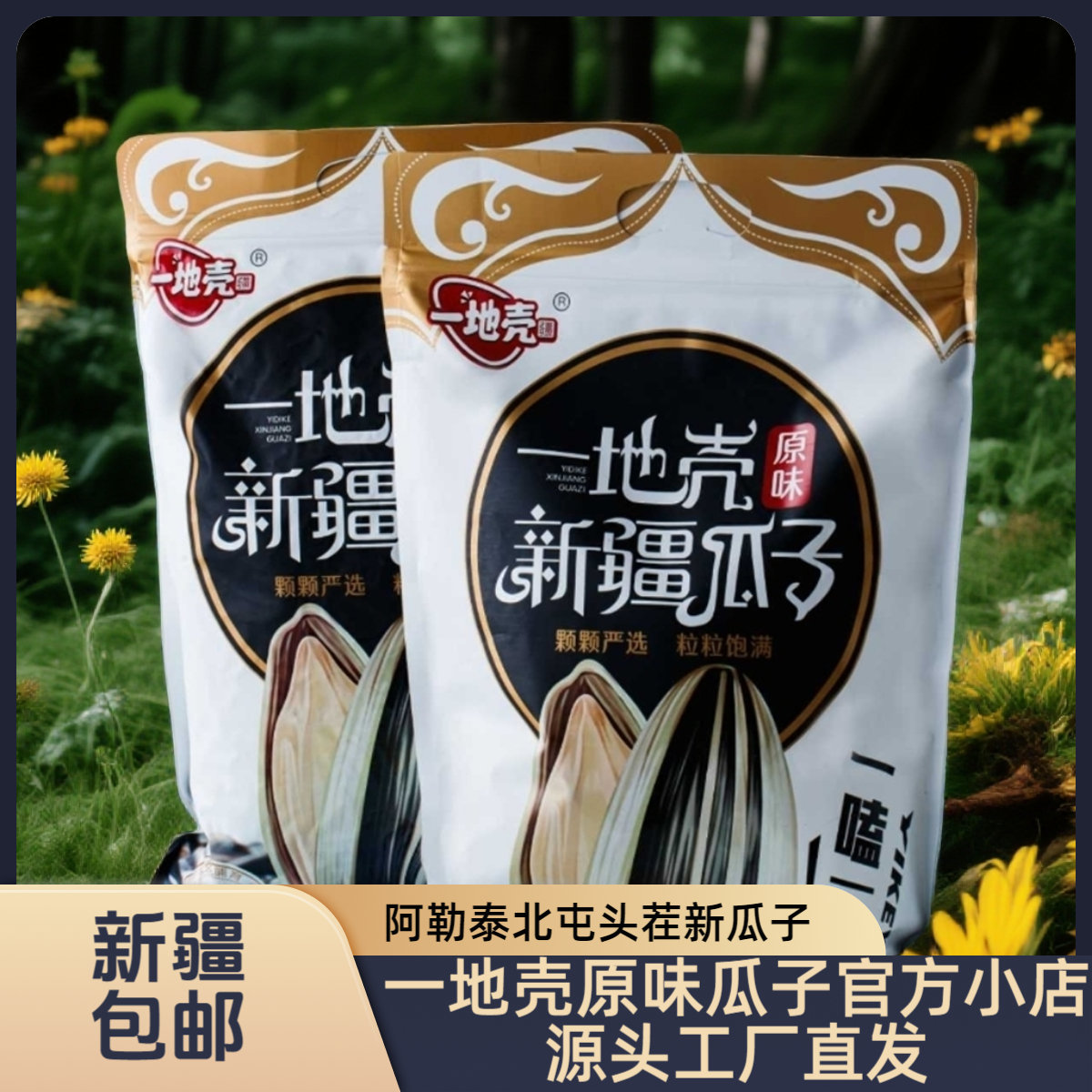 【新疆包邮】工厂直发大颗粒炒瓜子原味聚会过节追剧解馋年货必备