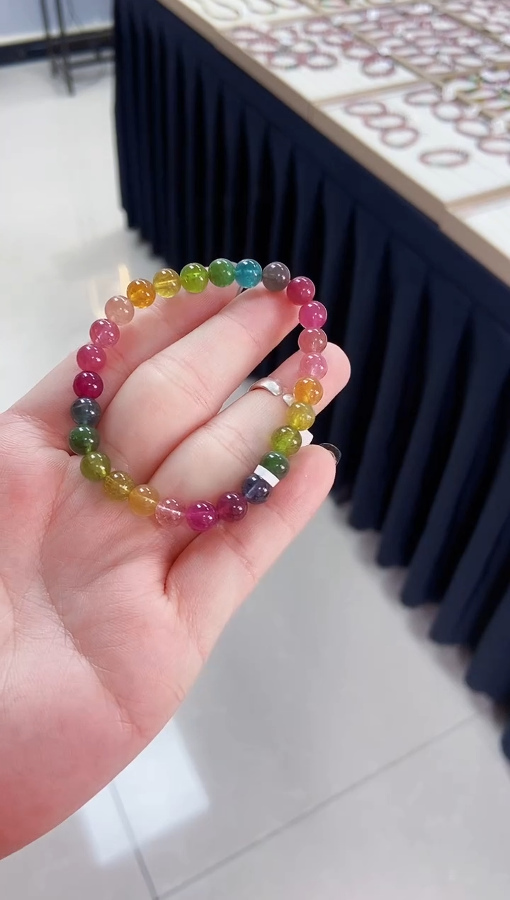 【闪购商品】碧玺手链未镶嵌G2310单圈颜色微差发1