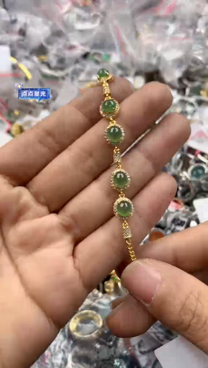 银S925镶嵌戒指翡翠11-11----1