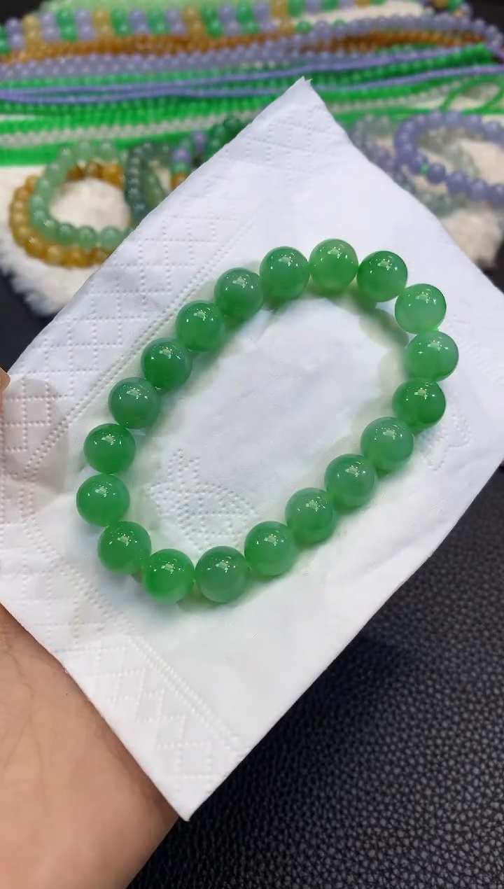 未镶嵌手串翡翠D66