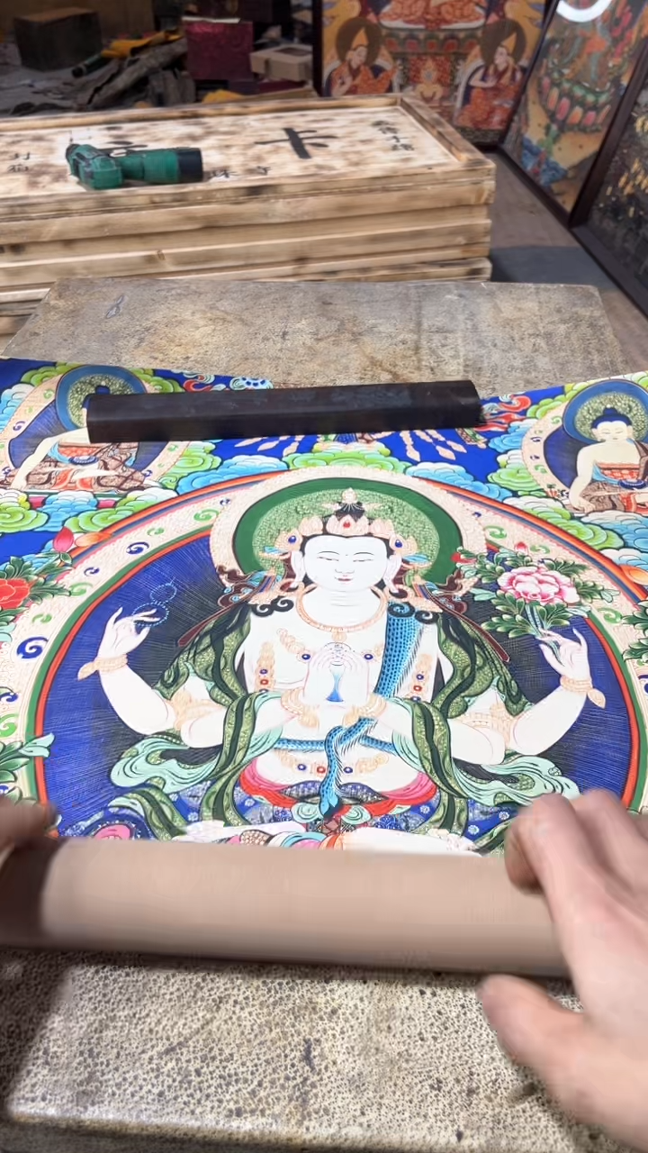 卷轴画卷轴画玖忆唐卡TK16044
