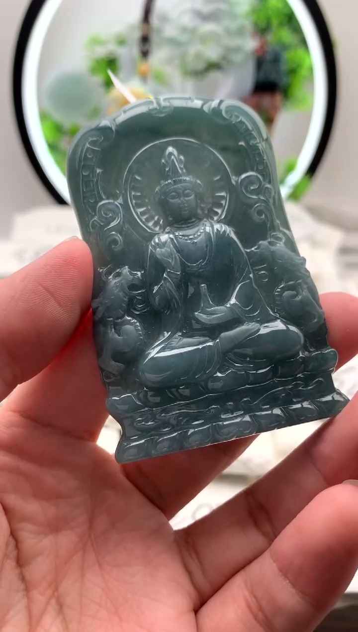 【闪购商品】翡翠颈饰未镶嵌观音