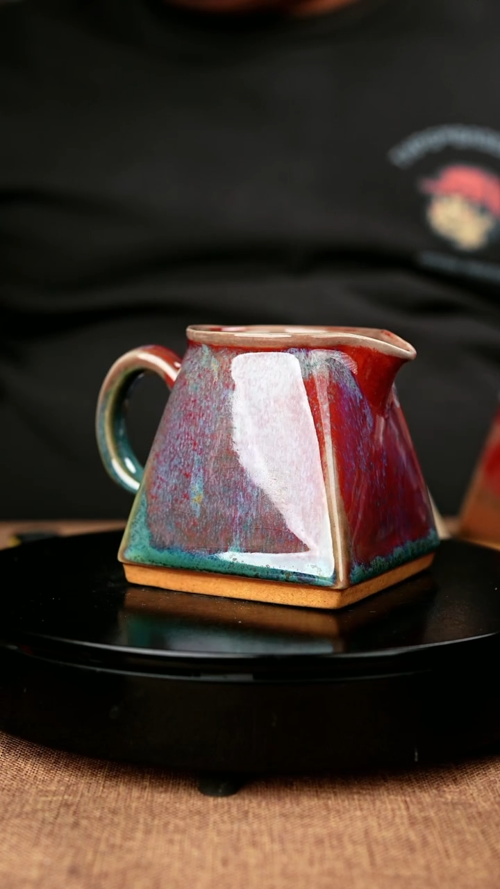 【闪购商品】986#省工一级品原矿钧瓷炉钧釉公道杯