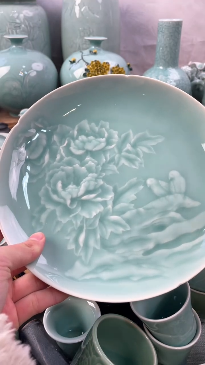 【闪购商品】特价 微瑕 慧仙青瓷