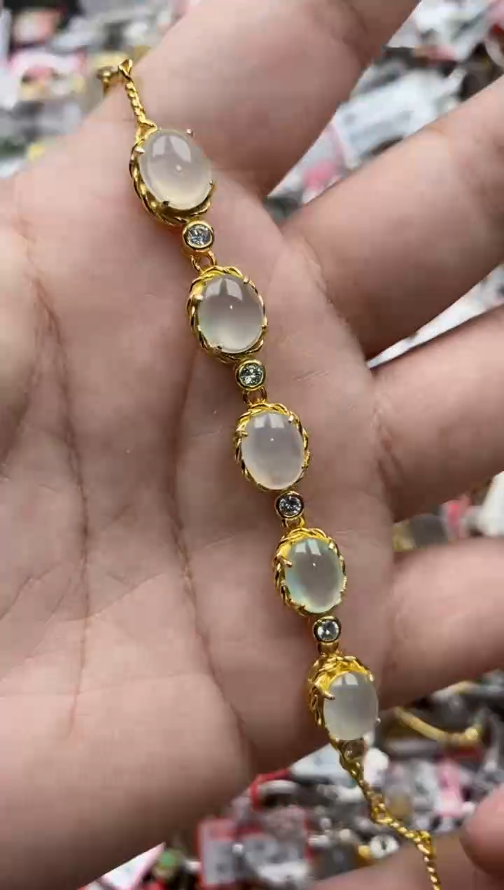 【闪购商品】翡翠戒指银S925镶嵌66666---9