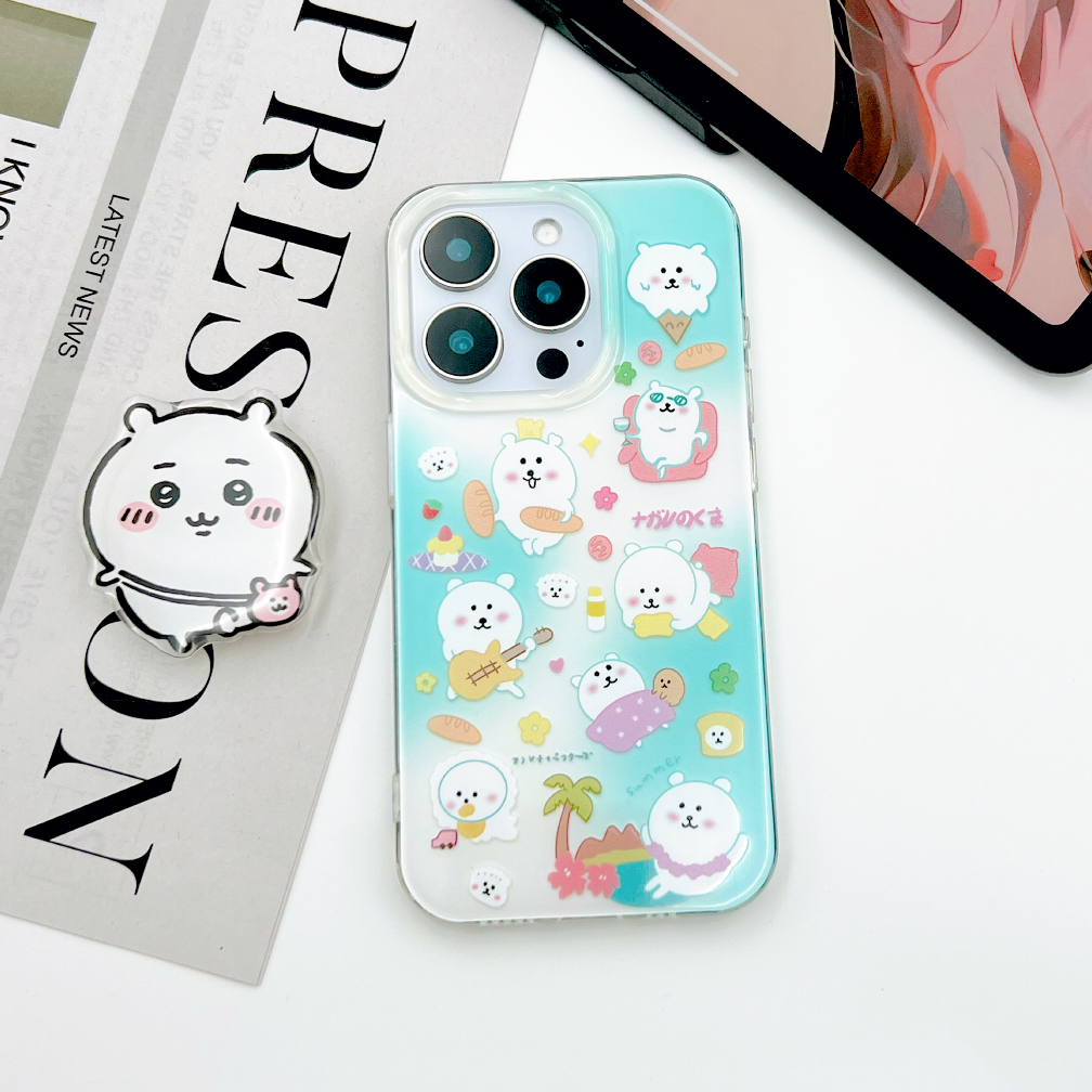 IMD手机壳自嘲熊快乐日常适用苹果17iPhone16华为小米oppovivo