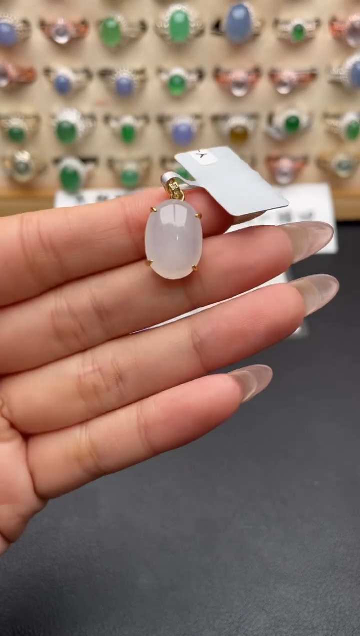 未镶嵌戒指翡翠一物一证一礼盒