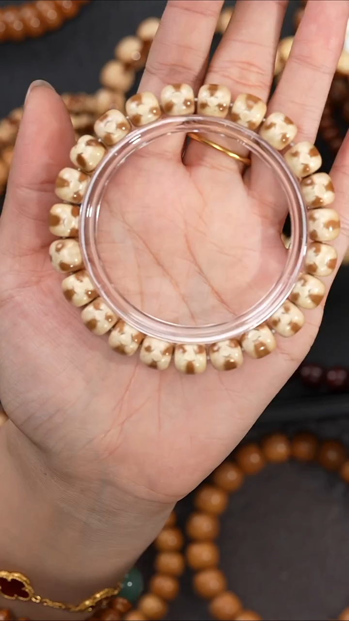 手串紫金鼠9.6mm鬼脸实心鼠