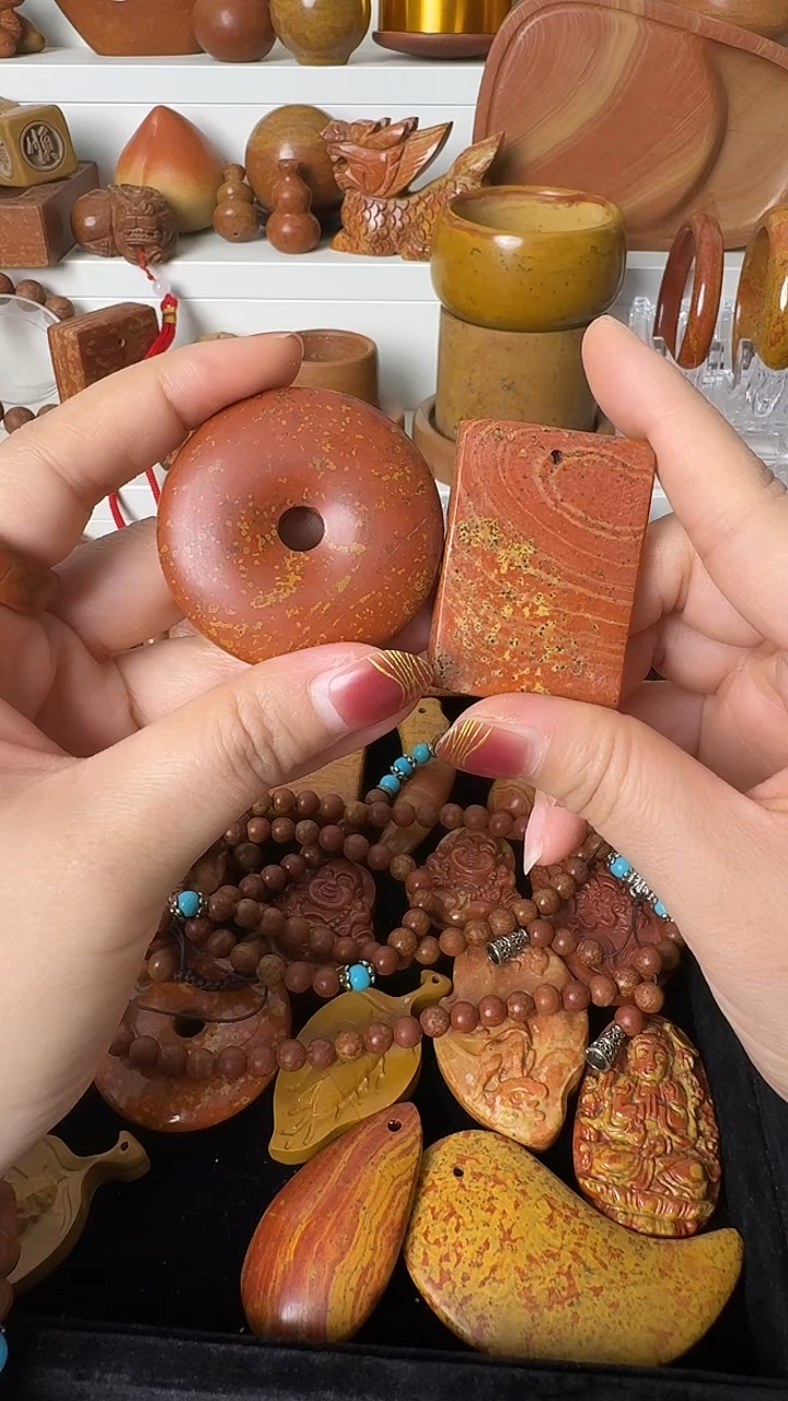 泗水砭石元旦宠粉节/砭石平安扣+无事牌