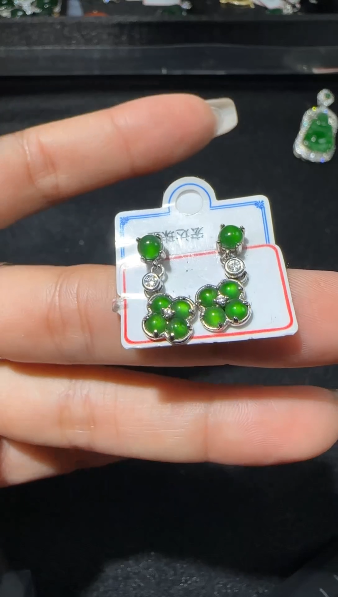 【闪购商品】翡翠耳饰未镶嵌多样性发货拍一发一 