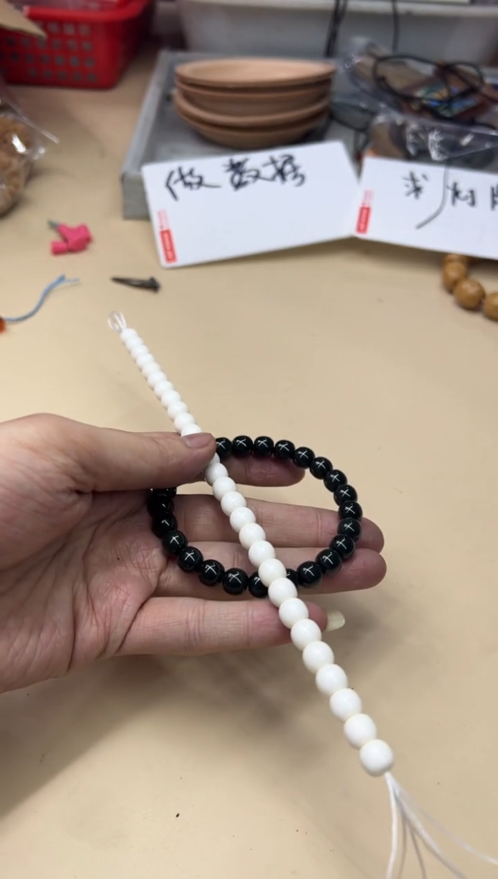 手串白玉菩提121314 白玉菩提塔青单圈