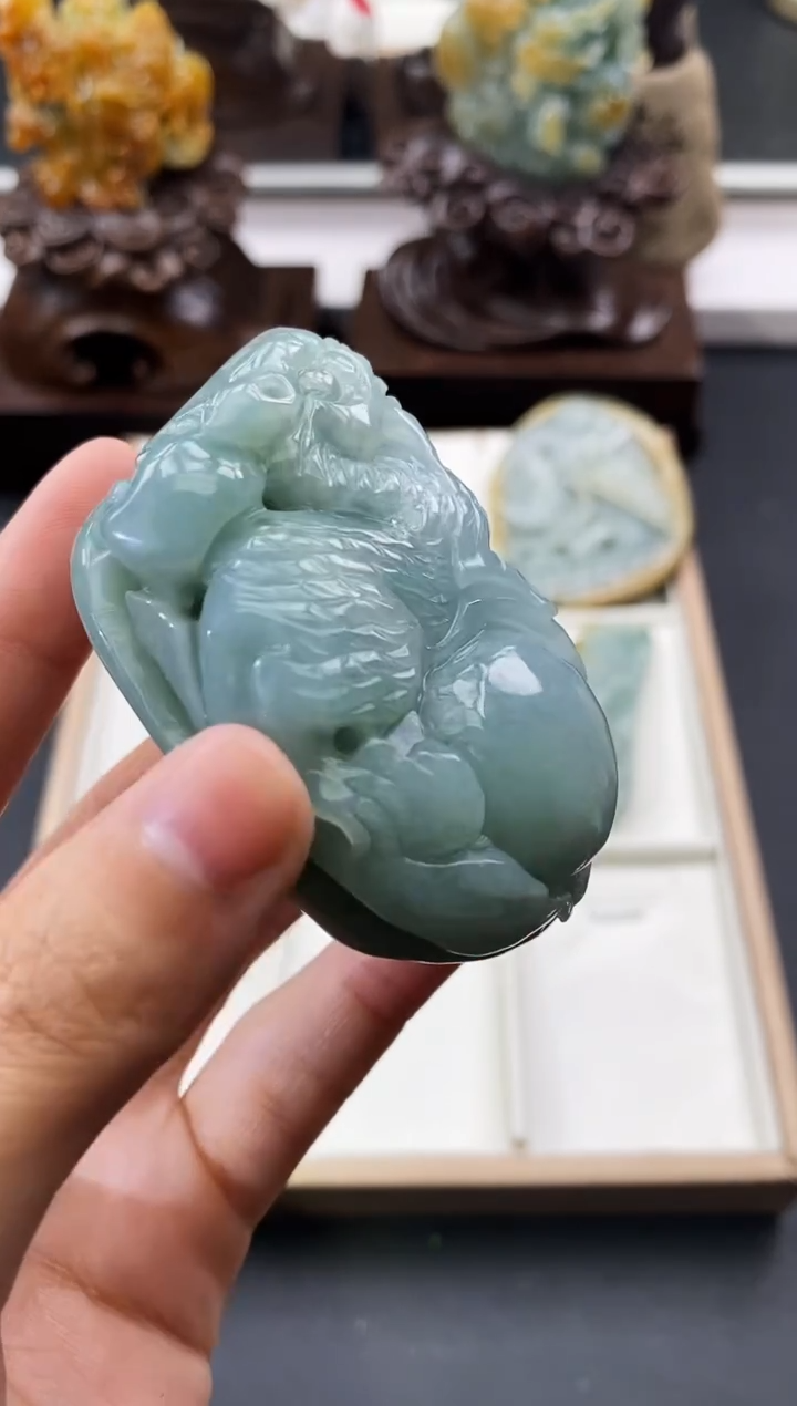 颈饰未镶嵌翡翠天然缅甸A货翡翠