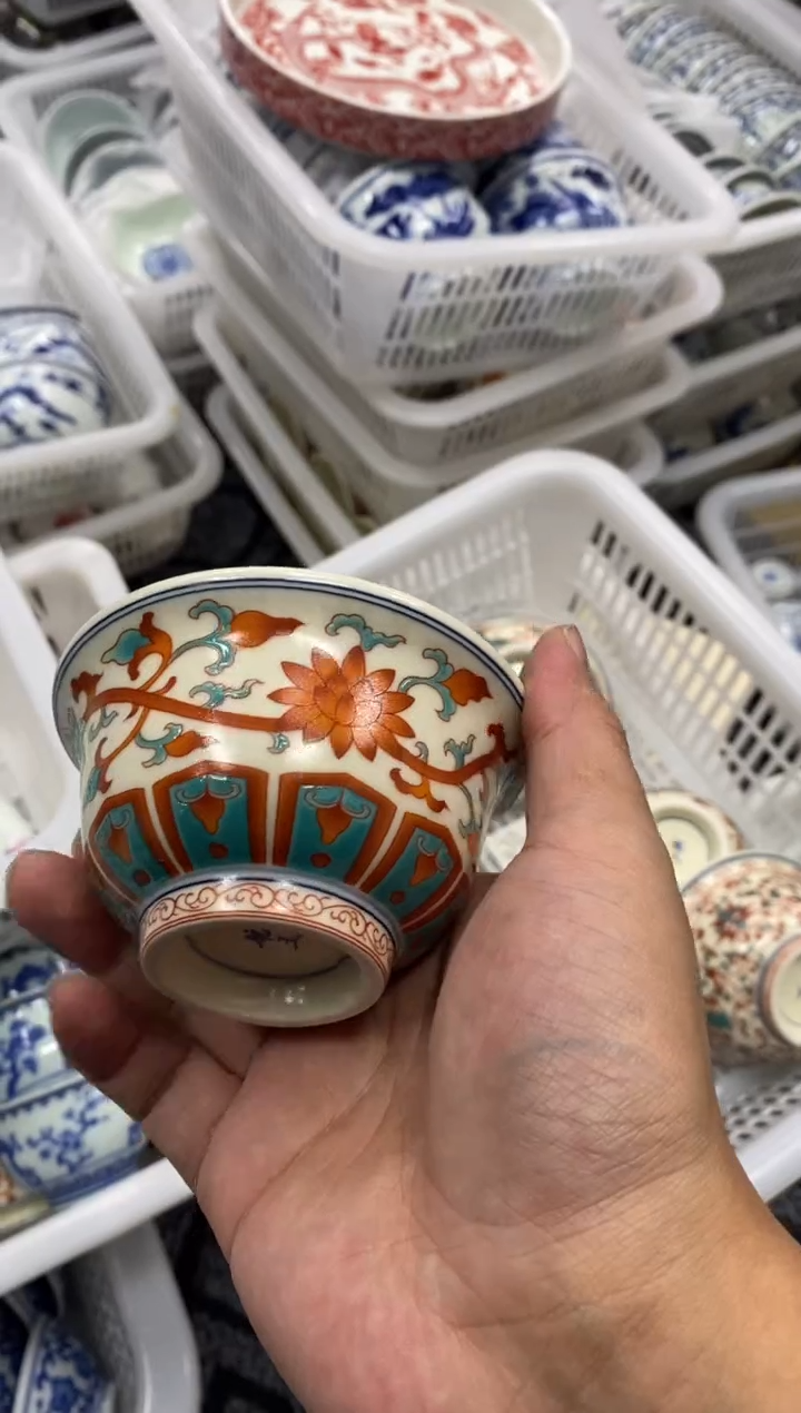 陶瓷景德陶瓷茶具容量约100