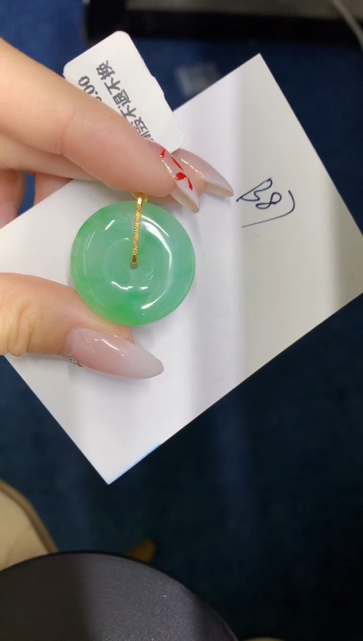 【闪购商品】翡翠颈饰18K金镶嵌0000000000