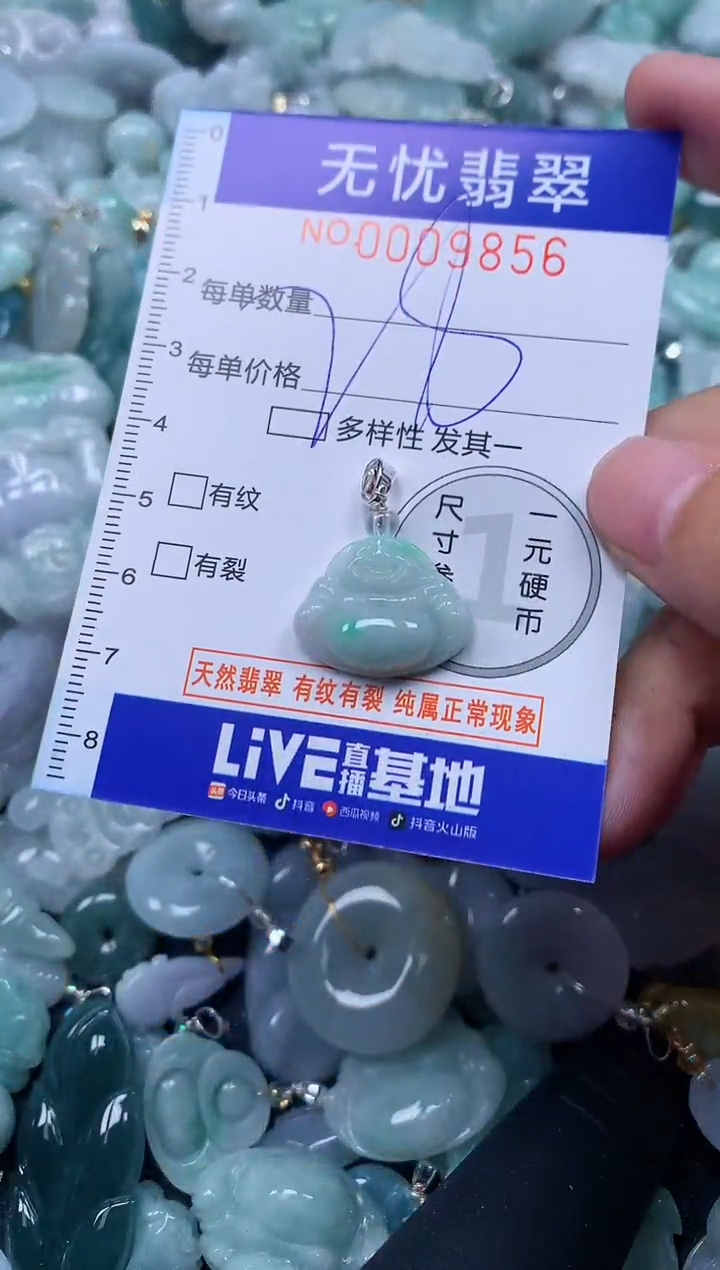 颈饰未镶嵌翡翠9856