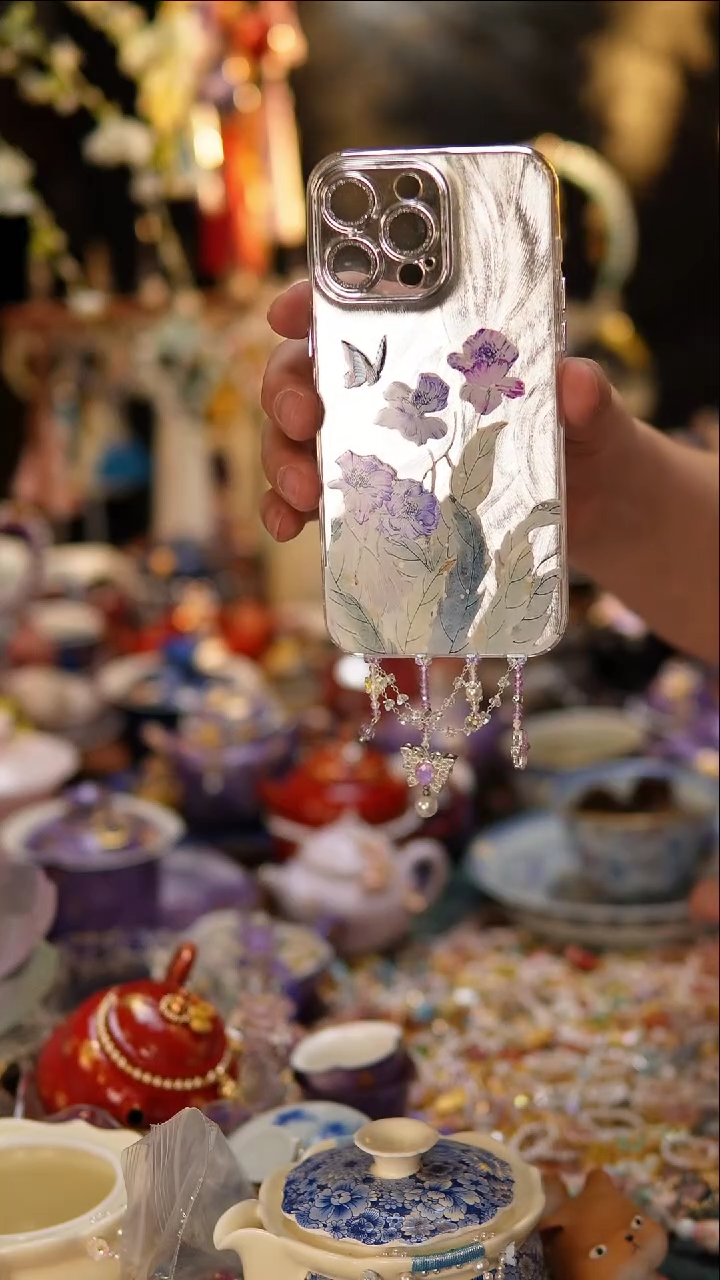 【闪购商品】摆件手工编织手机壳手工编织手机壳