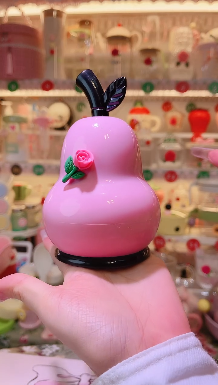 其他品质好发货快放心拍！粉色鸭梨牙签罐