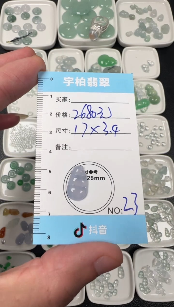 未镶嵌定制翡翠 天然A货翡翠+豆子023