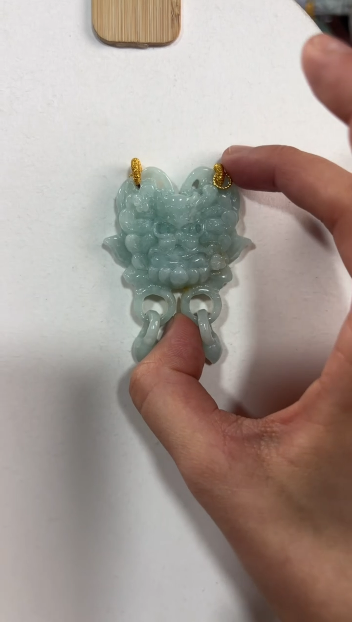 【闪购商品】翡翠颈饰未镶嵌 颈饰 未镶嵌1010有瑕疵不带绳