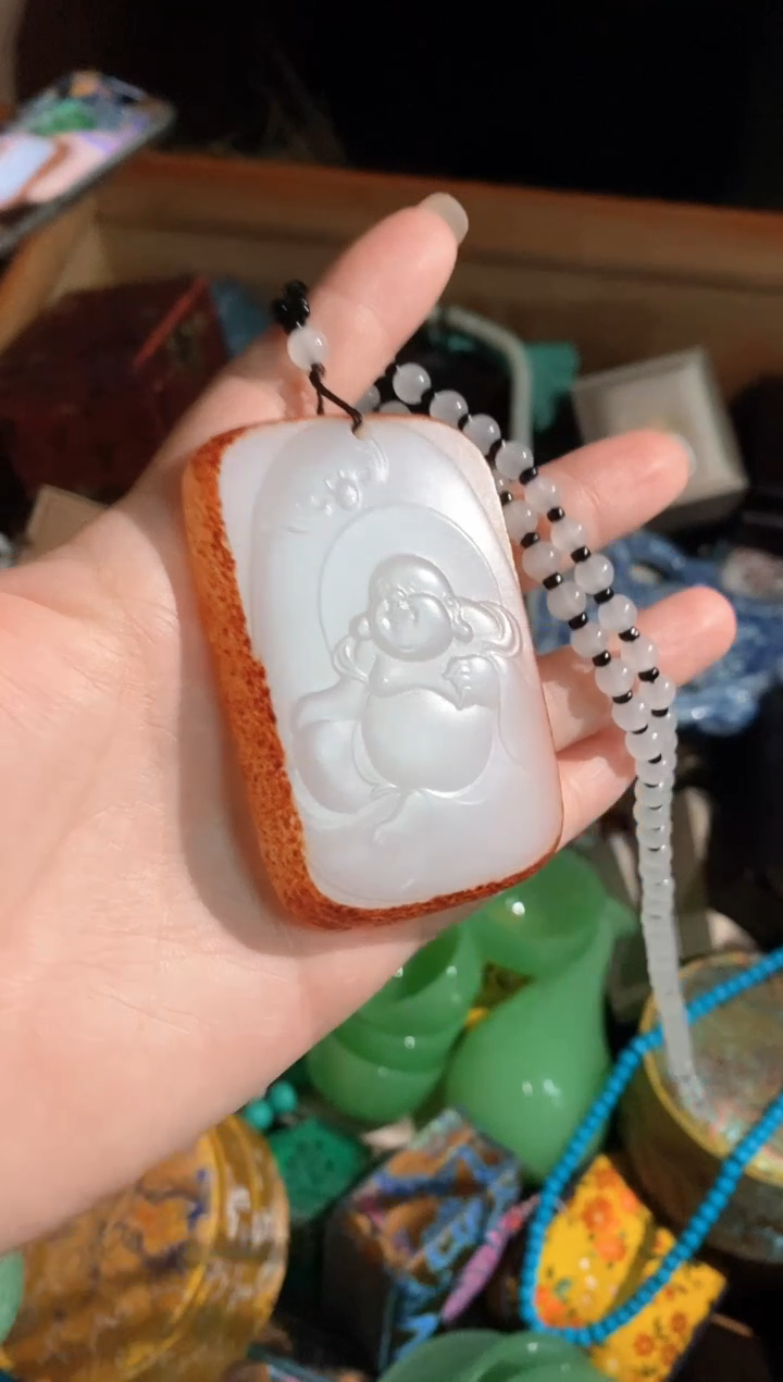 和田玉（子料）未镶嵌颈饰永玉阁精品专属摆件