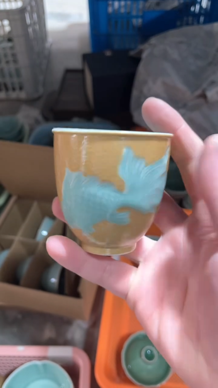 【闪购商品】纯手工 特价 微瑕 慧仙青瓷