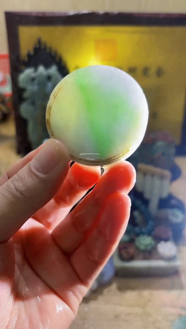 未镶嵌挂件翡翠A货常星7923