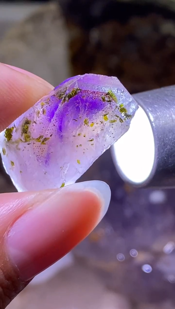 未镶嵌珠宝半成品水晶91号 精品金草莓隐山花园水晶