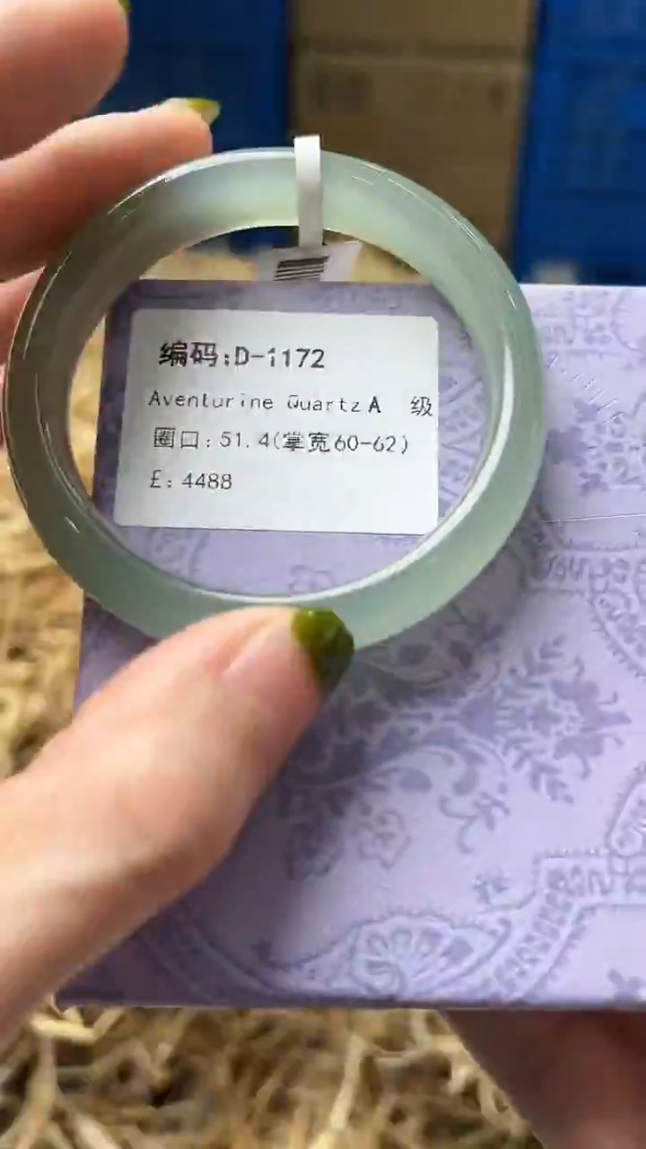 未镶嵌手镯石英质玉D1172