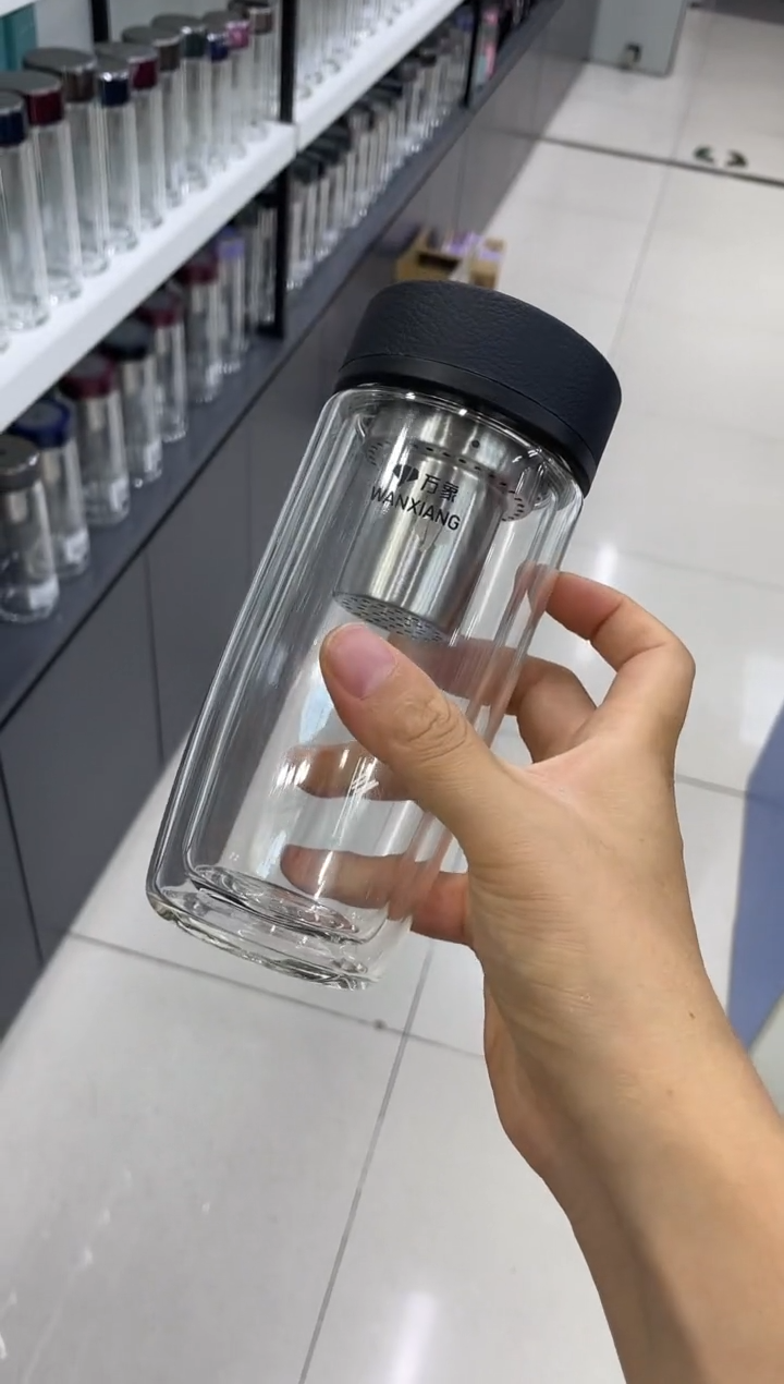 高硼硅玻璃盖子款万象双层v17-360ml