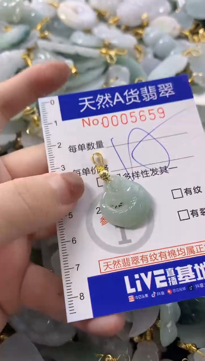颈饰未镶嵌翡翠天然A货翡翠