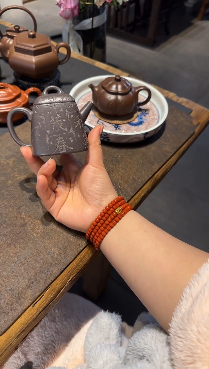 【闪购商品】紫砂茶壶师哥四方古钟