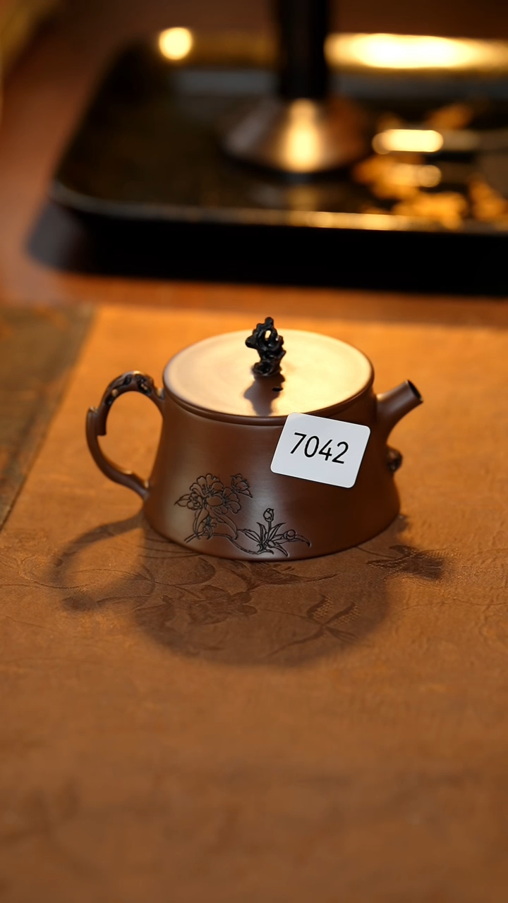 【闪购商品】雲梦茶器紫陶小壶7042