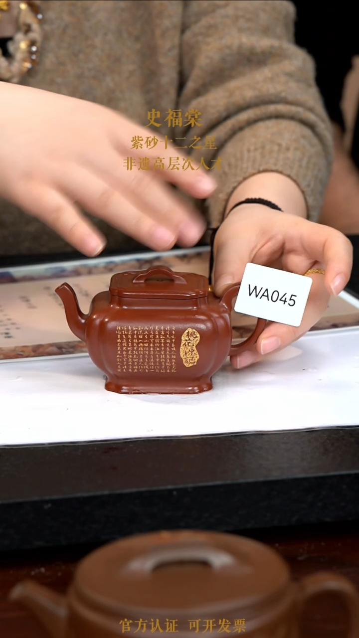 【闪购商品】紫砂茶壶WA045-0113TFS