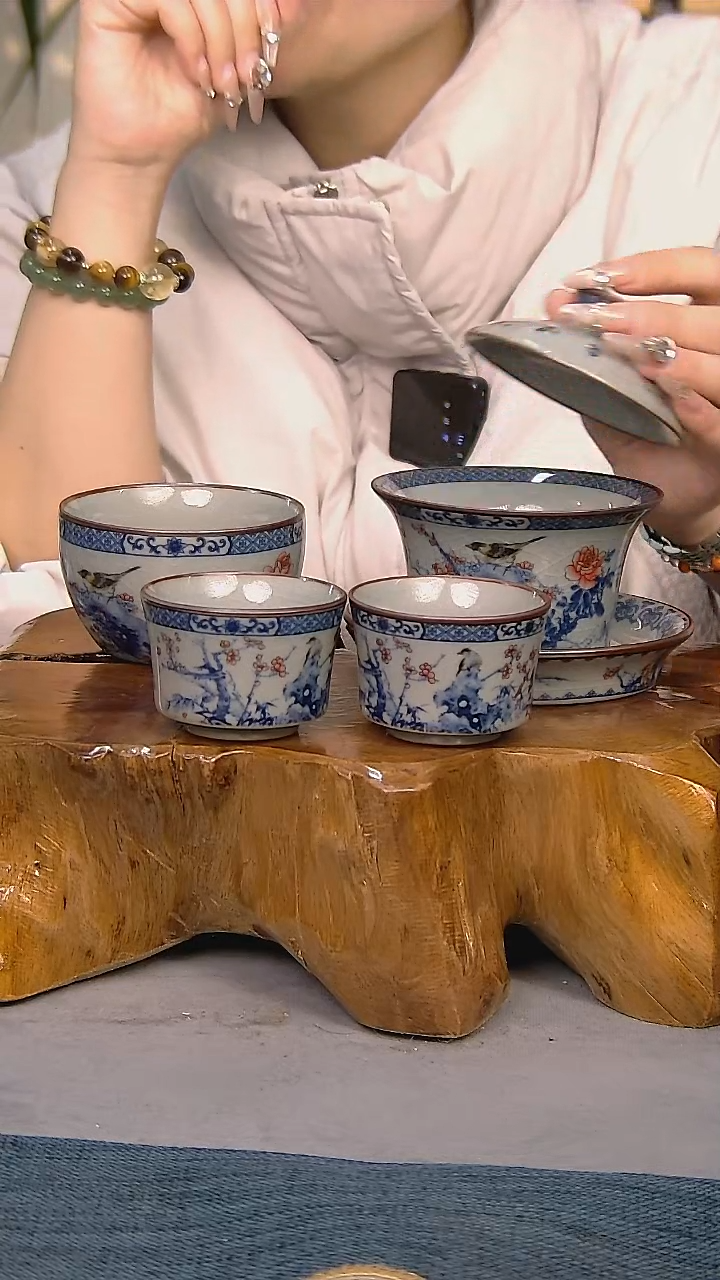 【闪购商品】4件套陶瓷茶具家用简装系列