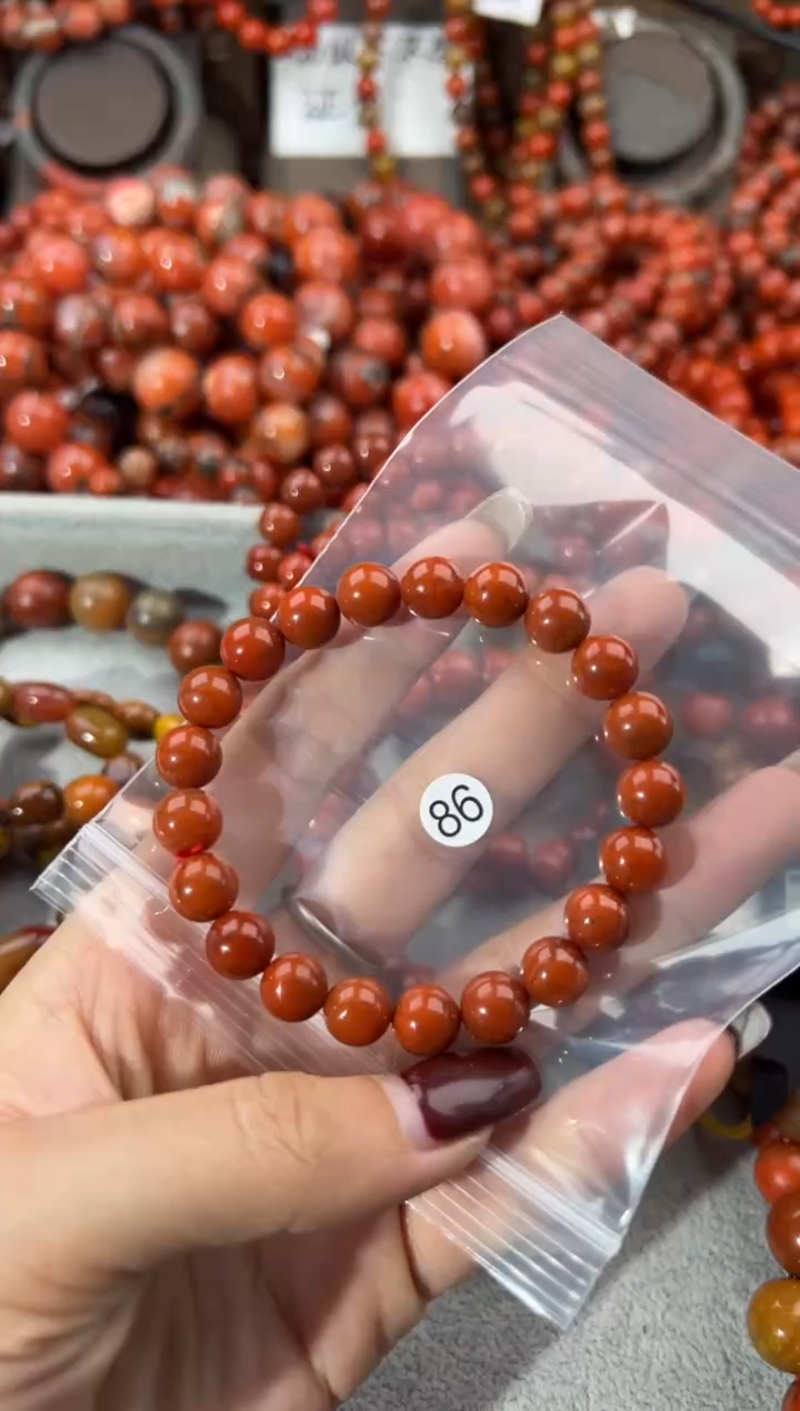 未镶嵌手串南红玛瑙9+