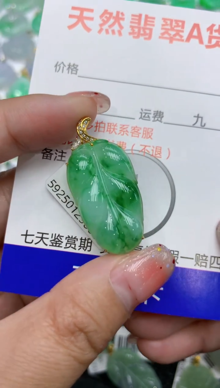 【闪购商品】翡翠颈饰18K金镶嵌111111111111