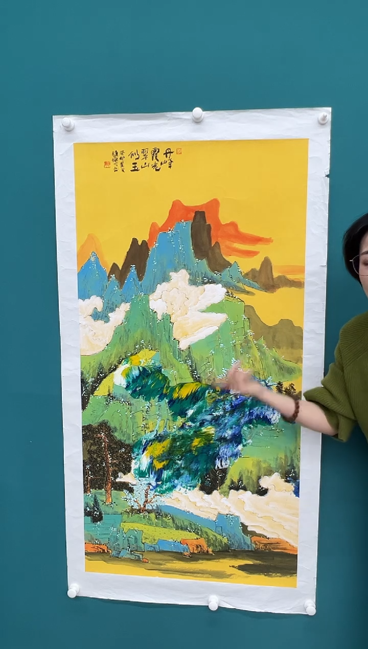 【闪购商品】绘画赵燮-8平尺-国画作品 金