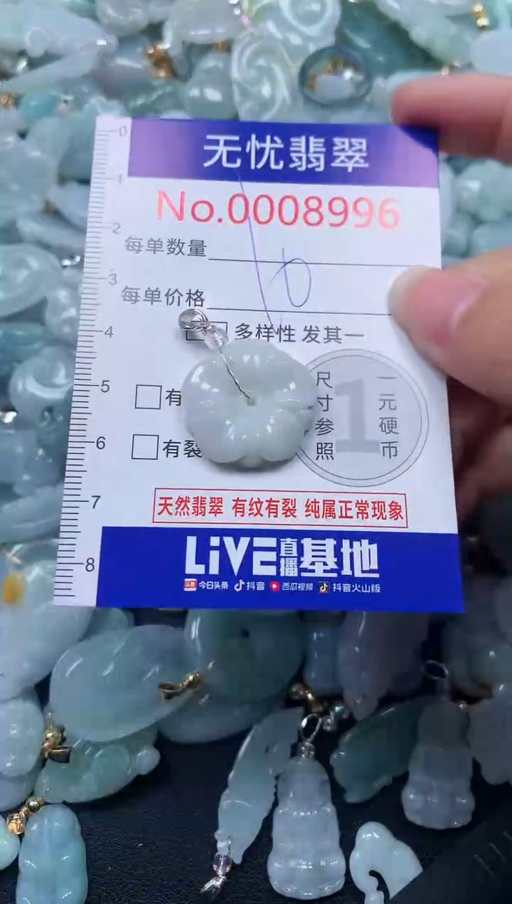 颈饰未镶嵌翡翠8996