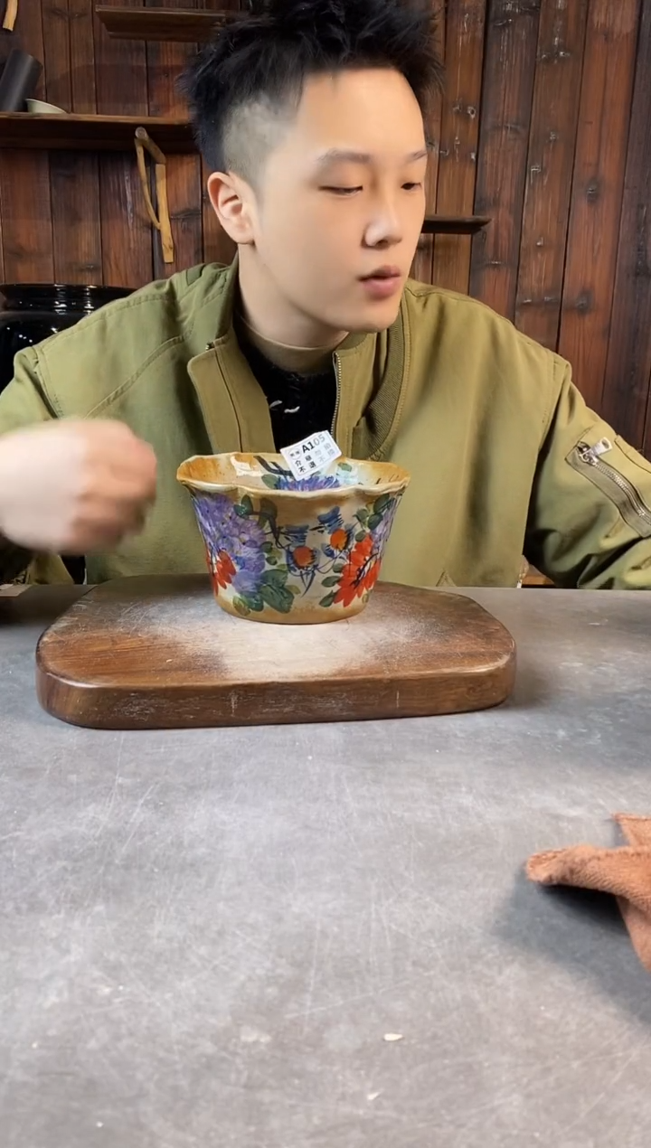 碗105瑕，手工手绘，超值陶瓷