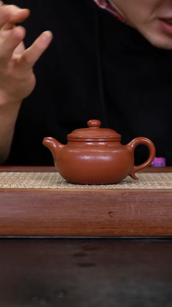 茶壶紫砂ZQ朱泥 仿古