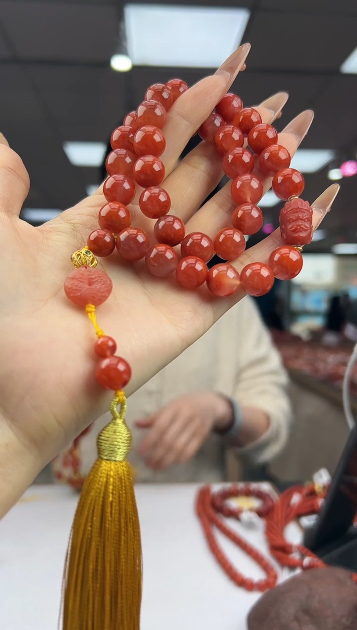 未镶嵌项链南红玛瑙12.19-11mm（多样式）HS032560699