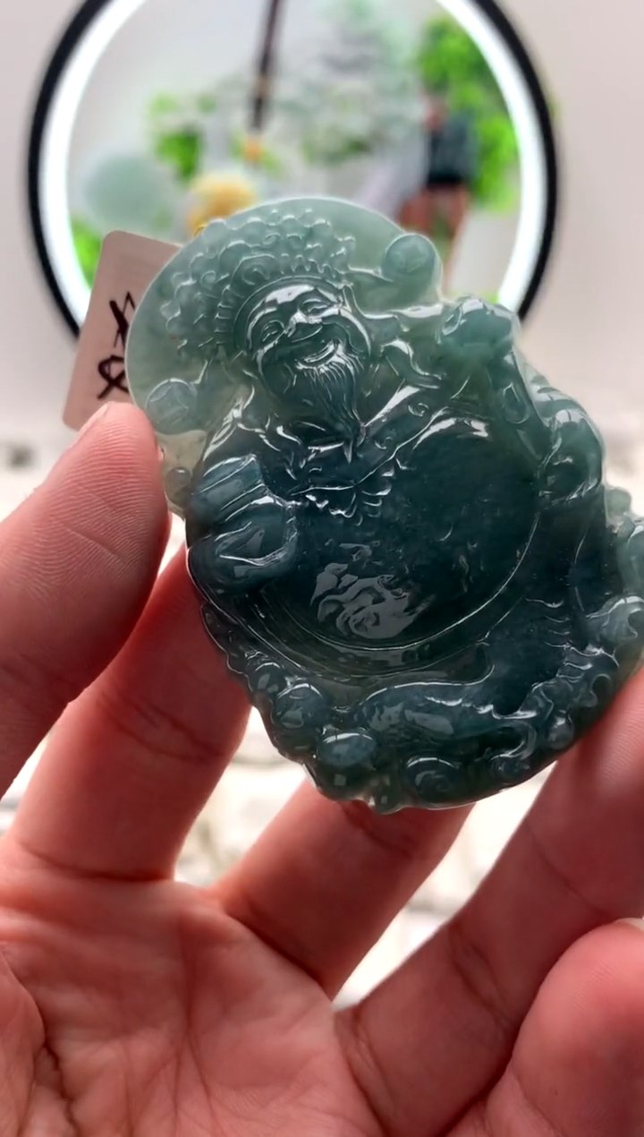 【闪购商品】翡翠颈饰未镶嵌财神