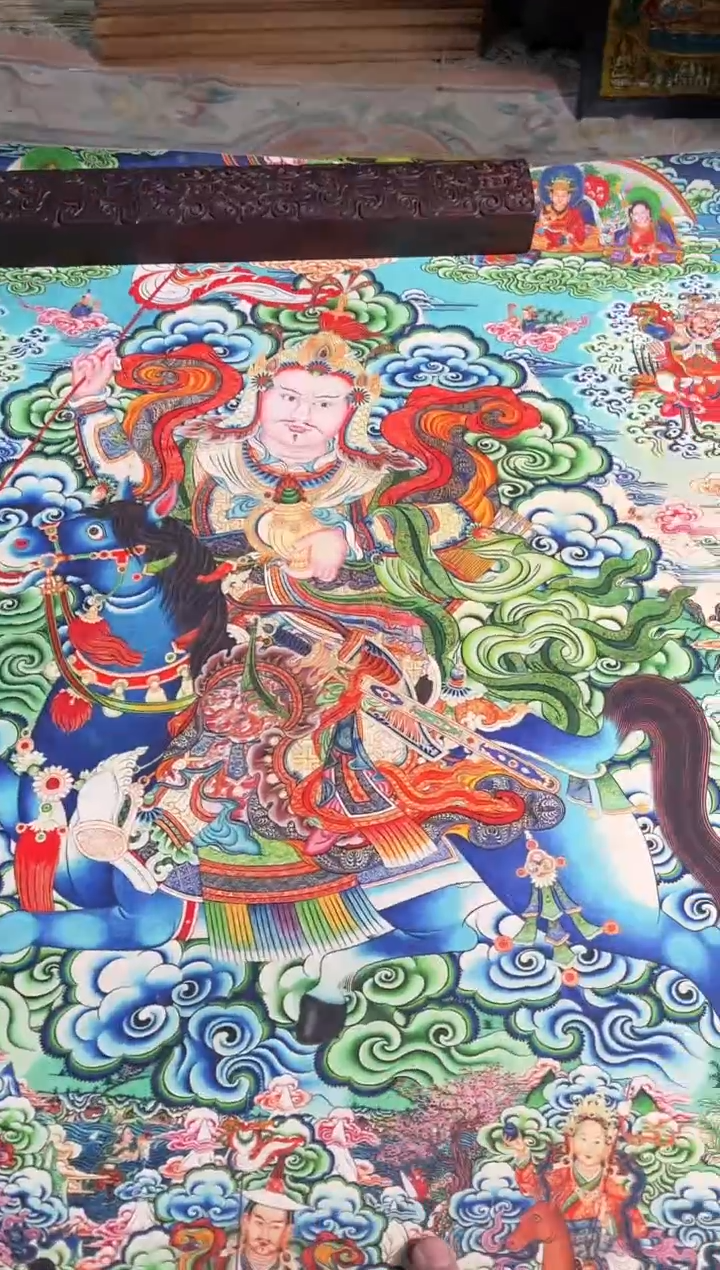 卷轴画路路的唐卡tk160