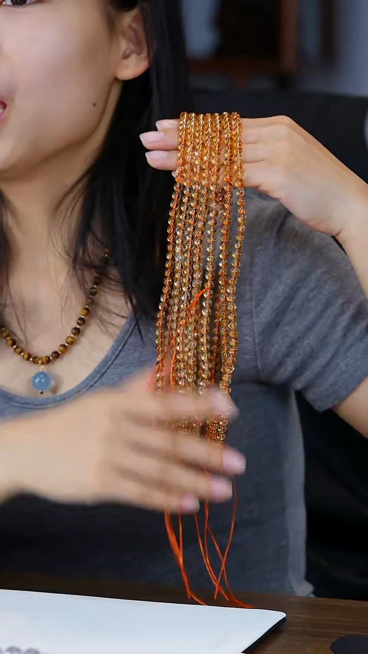 【闪购商品】水晶多圈未镶嵌A0015-黄塔晶多圈-多样性发其一