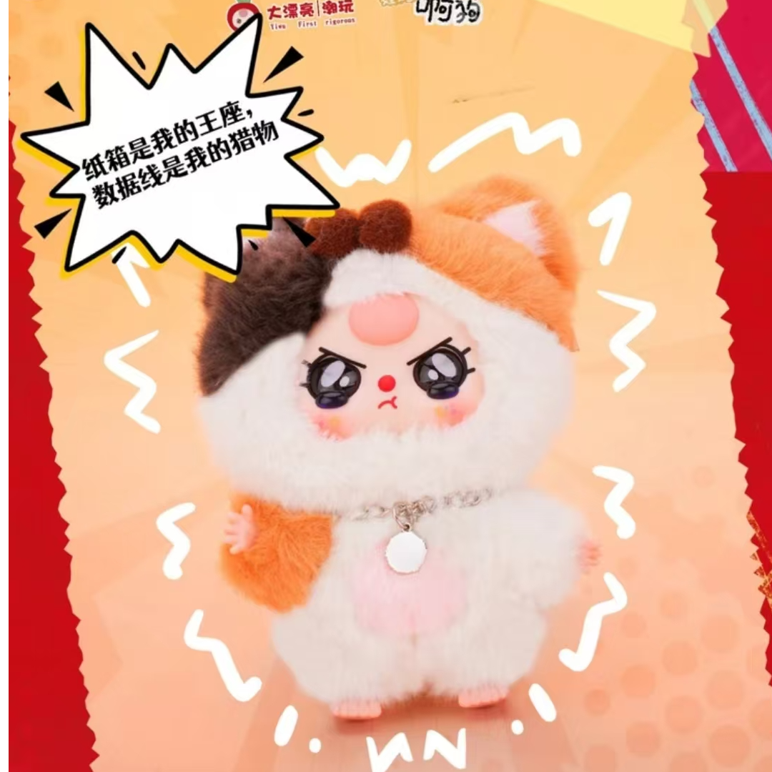 【平拆】娃三岁小猫衣橱毛绒盲盒