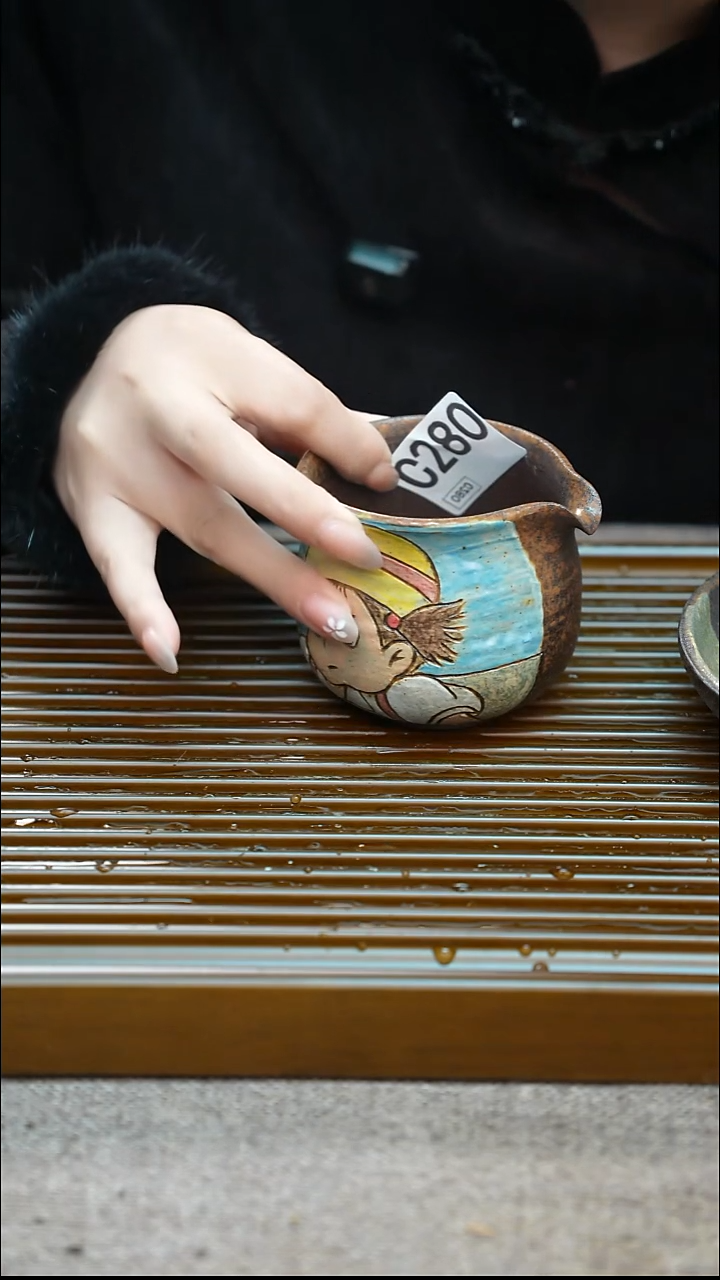 手工粗陶茶具每只不一样