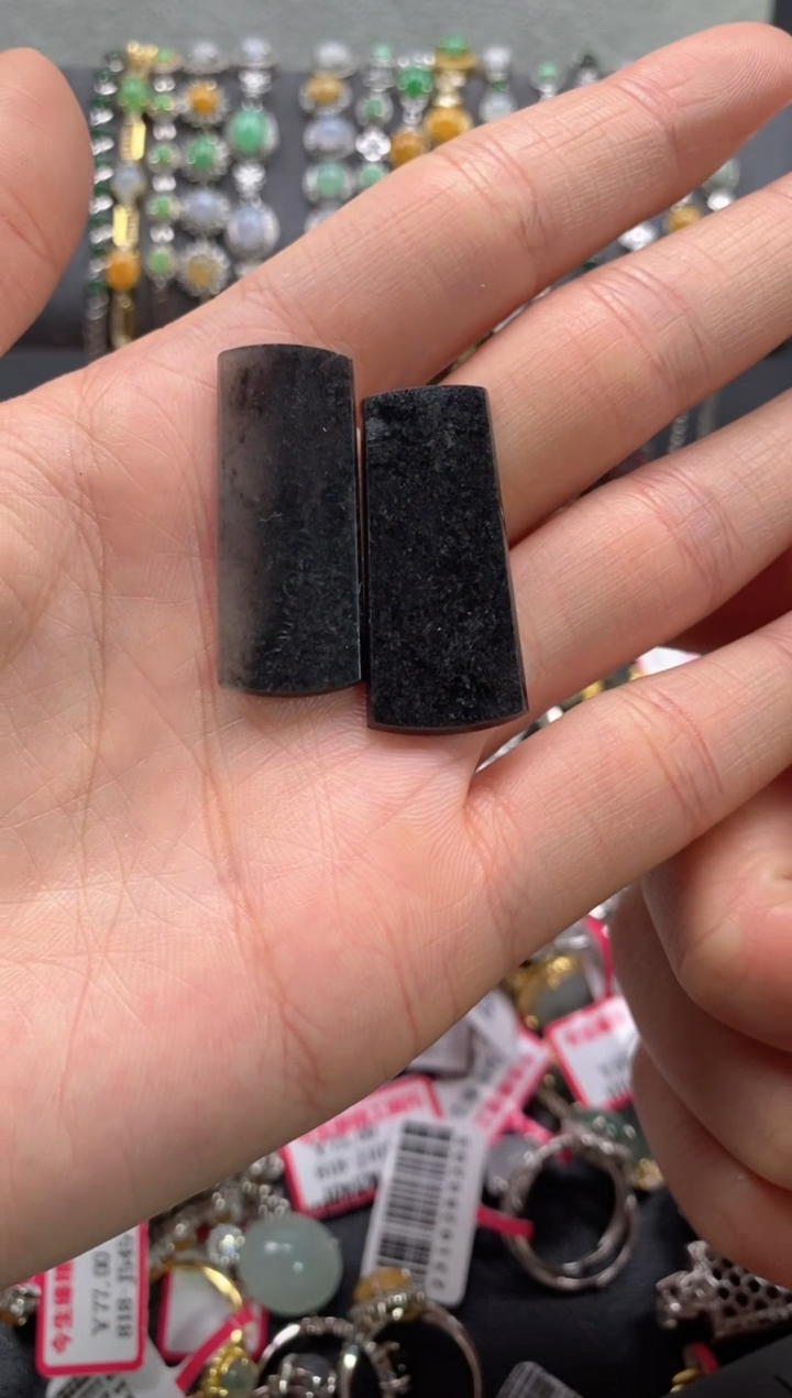 【闪购商品】翡翠戒指银S925镶嵌222222     9